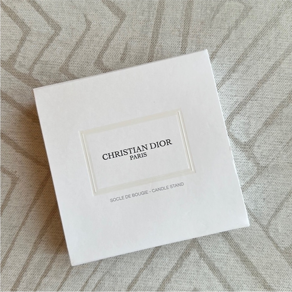 Christian Dior Candle Stand or Jewelry and Trinket Tray - Silver - Picture 4 of 6